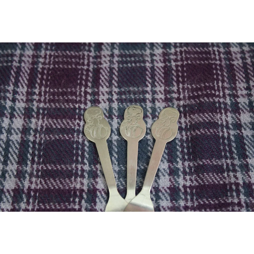 Vintage Stainless Steel Children's Forks Snoopy and Woodstock Set of Three